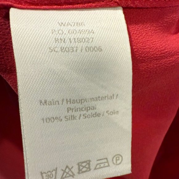 GUC Boden Hot Pink Silk Button Down - Size 14US - Picture 2 of 4